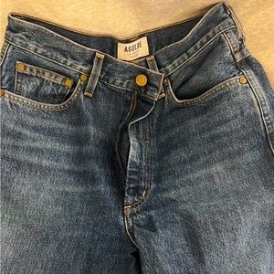 AGOLDE pinch waist kick in “placebo” size 27